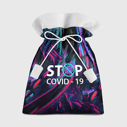 Подарочный мешок Стоп covid-19 / 3D-принт – фото 1