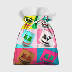 Мешок для подарков Marshmello, цвет: 3D-принт