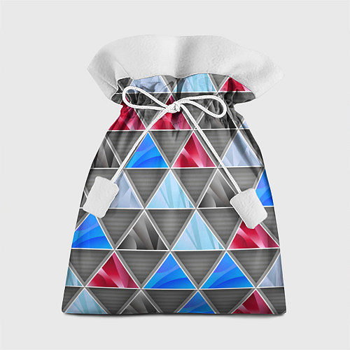 Подарочный мешок ТРЕУГОЛЬНИКИ / 3D-принт – фото 1