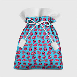 Мешок для подарков Губы Поп-арт, цвет: 3D-принт