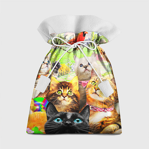 Подарочный мешок КОТЫ / 3D-принт – фото 1