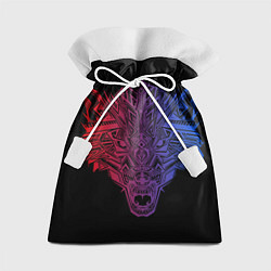Мешок для подарков Wolf art, цвет: 3D-принт