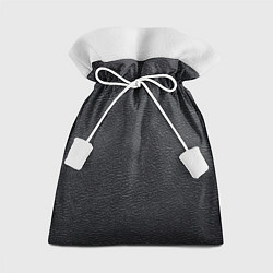 Мешок для подарков Текстура черная кожа рельеф, цвет: 3D-принт