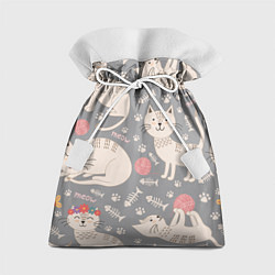 Мешок для подарков Милые кошечки, цвет: 3D-принт