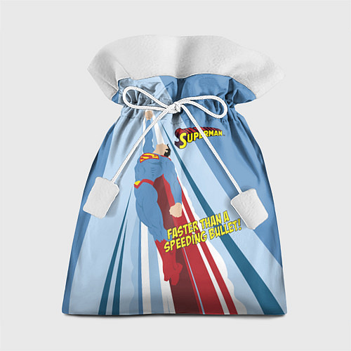Подарочный мешок Faster than a speeding bullet! / 3D-принт – фото 1