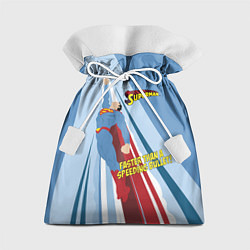 Мешок для подарков Faster than a speeding bullet!, цвет: 3D-принт