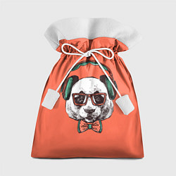 Мешок для подарков Панда-меломан, цвет: 3D-принт