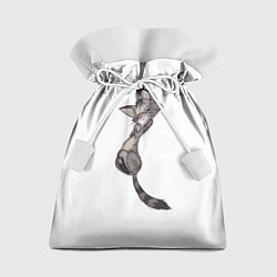 Мешок для подарков Милый котя, цвет: 3D-принт