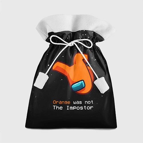 Подарочный мешок AMONG US - Orange / 3D-принт – фото 1