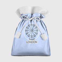Мешок для подарков Лондон London Eye, цвет: 3D-принт