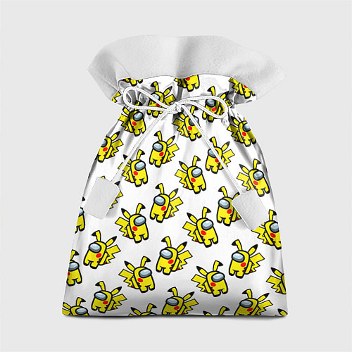 Подарочный мешок Among us Pikachu / 3D-принт – фото 1