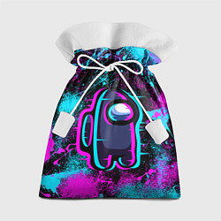 Мешок для подарков NEON AMONG US, цвет: 3D-принт