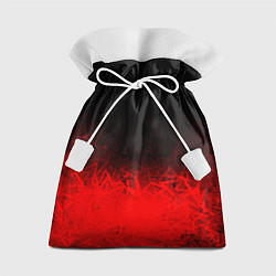 Мешок для подарков КРАСНО-ЧЕРНЫЙ ГРАДИЕНТ, цвет: 3D-принт