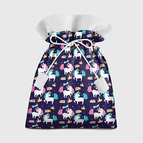 Подарочный мешок Unicorn pattern / 3D-принт – фото 1