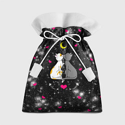 Мешок для подарков Кошачья Любовь, цвет: 3D-принт