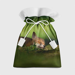 Мешок для подарков Сонный лисенок, цвет: 3D-принт