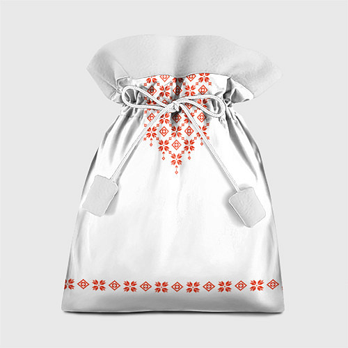Подарочный мешок Белорусская вышиванка / 3D-принт – фото 1