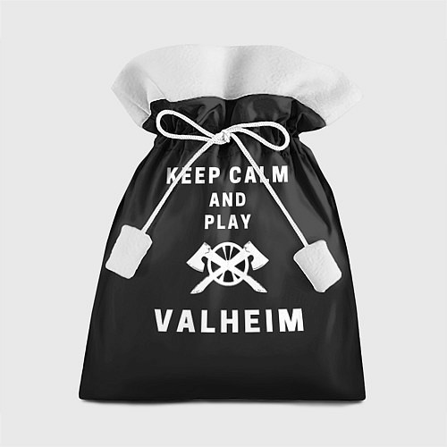 Подарочный мешок Keep calm and play Valheim / 3D-принт – фото 1
