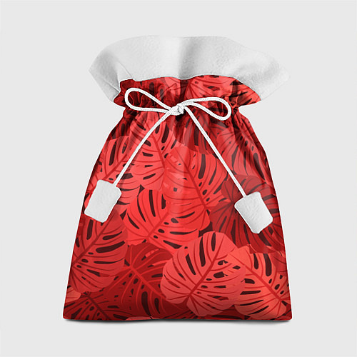 Подарочный мешок Тропические листья Монстера / 3D-принт – фото 1