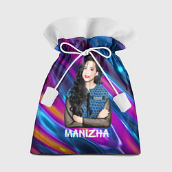 Мешок для подарков Манижа абстрактный фон, цвет: 3D-принт