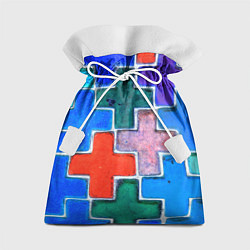 Мешок для подарков Крестик, цвет: 3D-принт