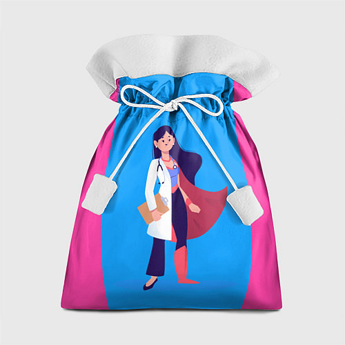 Подарочный мешок Медсестра Super Nurse Z / 3D-принт – фото 1