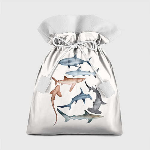 Подарочный мешок Акулы / 3D-принт – фото 1
