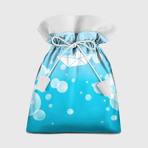 Подарочный мешок Бумажный кораблик / 3D-принт – фото 1