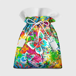 Мешок для подарков ЯРКИЕ КРАСКИ, цвет: 3D-принт