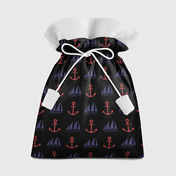 Мешок для подарков Корабли и якоря, цвет: 3D-принт
