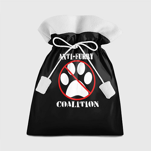 Подарочный мешок Anti-Furry coalition / 3D-принт – фото 1