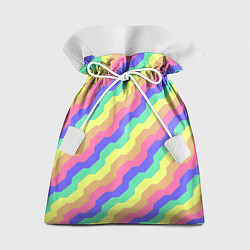 Мешок для подарков Радужные волны, цвет: 3D-принт
