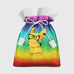 Мешок для подарков Пикачу в очках, цвет: 3D-принт