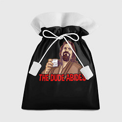 Мешок для подарков The Dude Abides Lebowski, цвет: 3D-принт