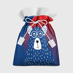Мешок для подарков Медведь, цвет: 3D-принт