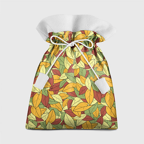 Подарочный мешок Яркие осенние листья / 3D-принт – фото 1