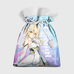 Мешок для подарков Genshin Impact Путешественница, цвет: 3D-принт