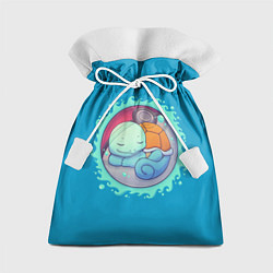 Мешок для подарков Сквиртл спит, цвет: 3D-принт