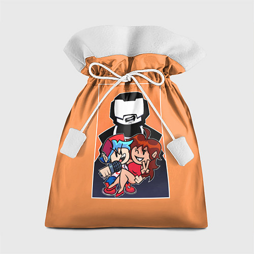 Подарочный мешок Boyfriend, Girlfriend, Tankman / 3D-принт – фото 1