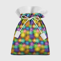 Мешок для подарков Праздничный Салют, цвет: 3D-принт