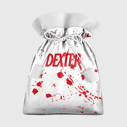 Мешок для подарков Dexter logo Декстер брызги крови, цвет: 3D-принт