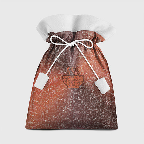 Подарочный мешок Горячее блюдо на фоне АПВ 8 4 2 9 / 3D-принт – фото 1