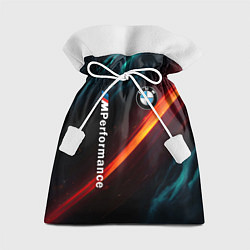 Мешок для подарков BMW M PERFORMANCE NEON БМВ М НЕОН, цвет: 3D-принт