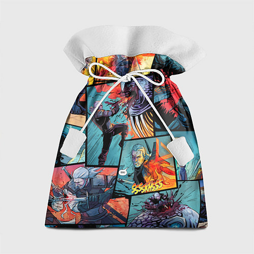 Подарочный мешок Ведьмак The Witcher комикс / 3D-принт – фото 1