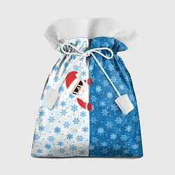 Мешок для подарков С Новым Годом дед мороз, цвет: 3D-принт