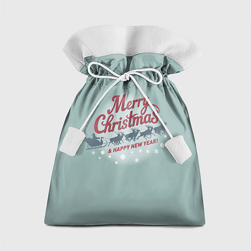 Подарочный мешок Merry Christmas хо-хо-хо / 3D-принт – фото 1