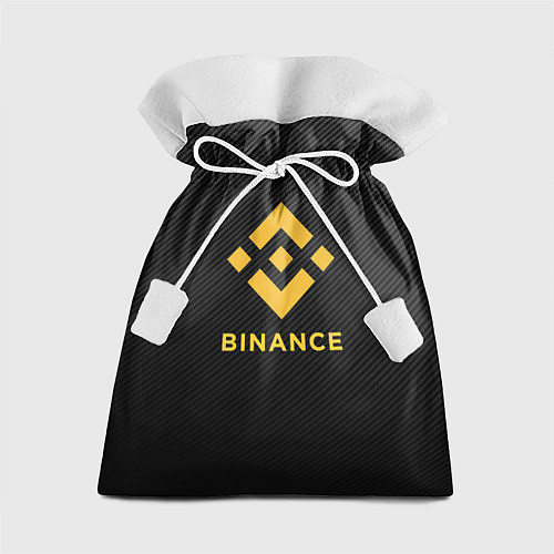 Подарочный мешок БИНАНС ЛОГО CARBON BINANCE LOGO / 3D-принт – фото 1