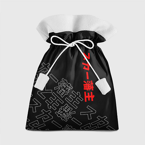 Подарочный мешок SCARLXRD JAPAN STYLE ИЕРОГЛИФЫ / 3D-принт – фото 1