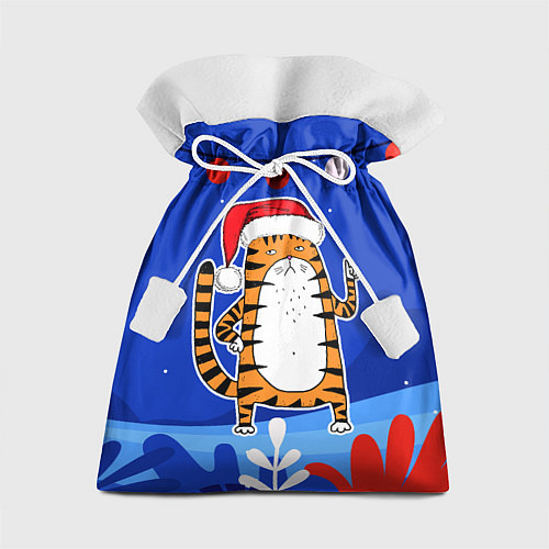 Подарочный мешок Тигр - символ 2022 года / 3D-принт – фото 1