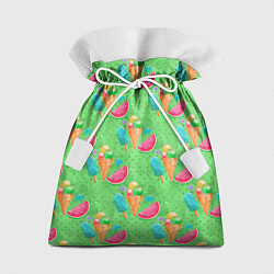 Мешок для подарков Арбуз и мороженое, цвет: 3D-принт